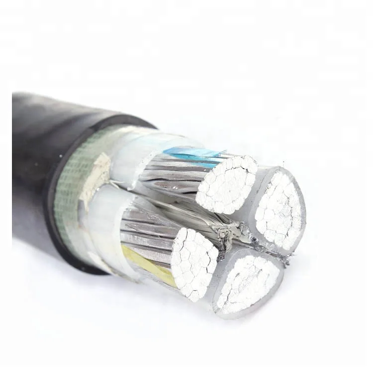 3X185+1X95mm2 XLPE insulated construction aluminum power cable