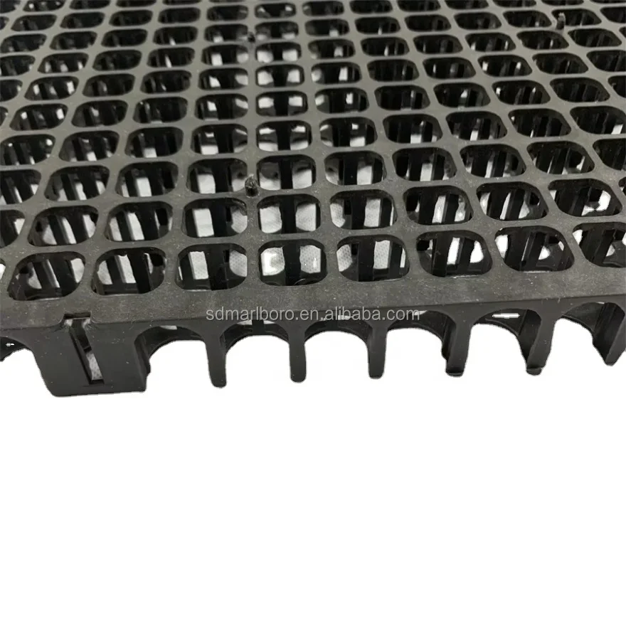 HDPE Vertical Turf Drainage Cell 30mm for Roof Garden Play Ground Courtyard Terrace Landscaping Deck System