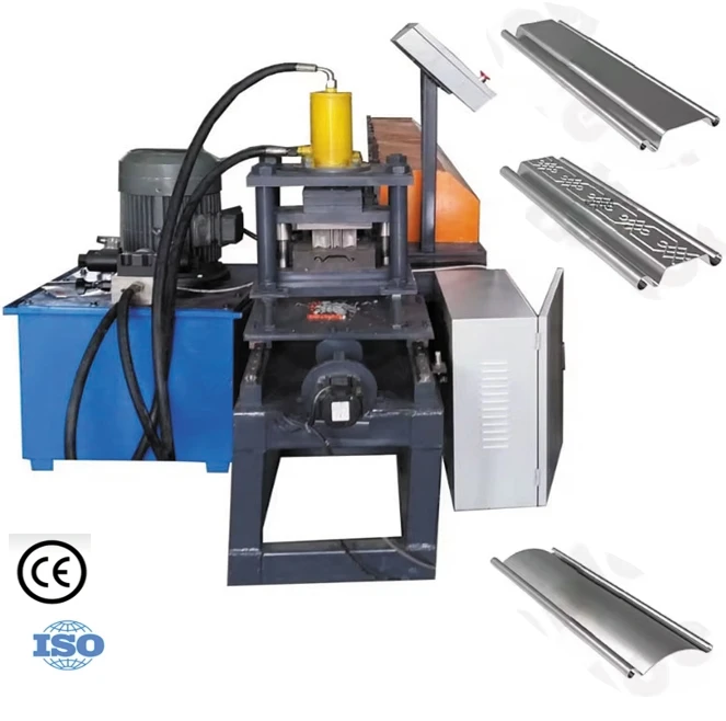 DX Customized Metal Roller Shutter Door Forming Machine with Punch  Rolling Shutter Slats Making Machinery for Storage