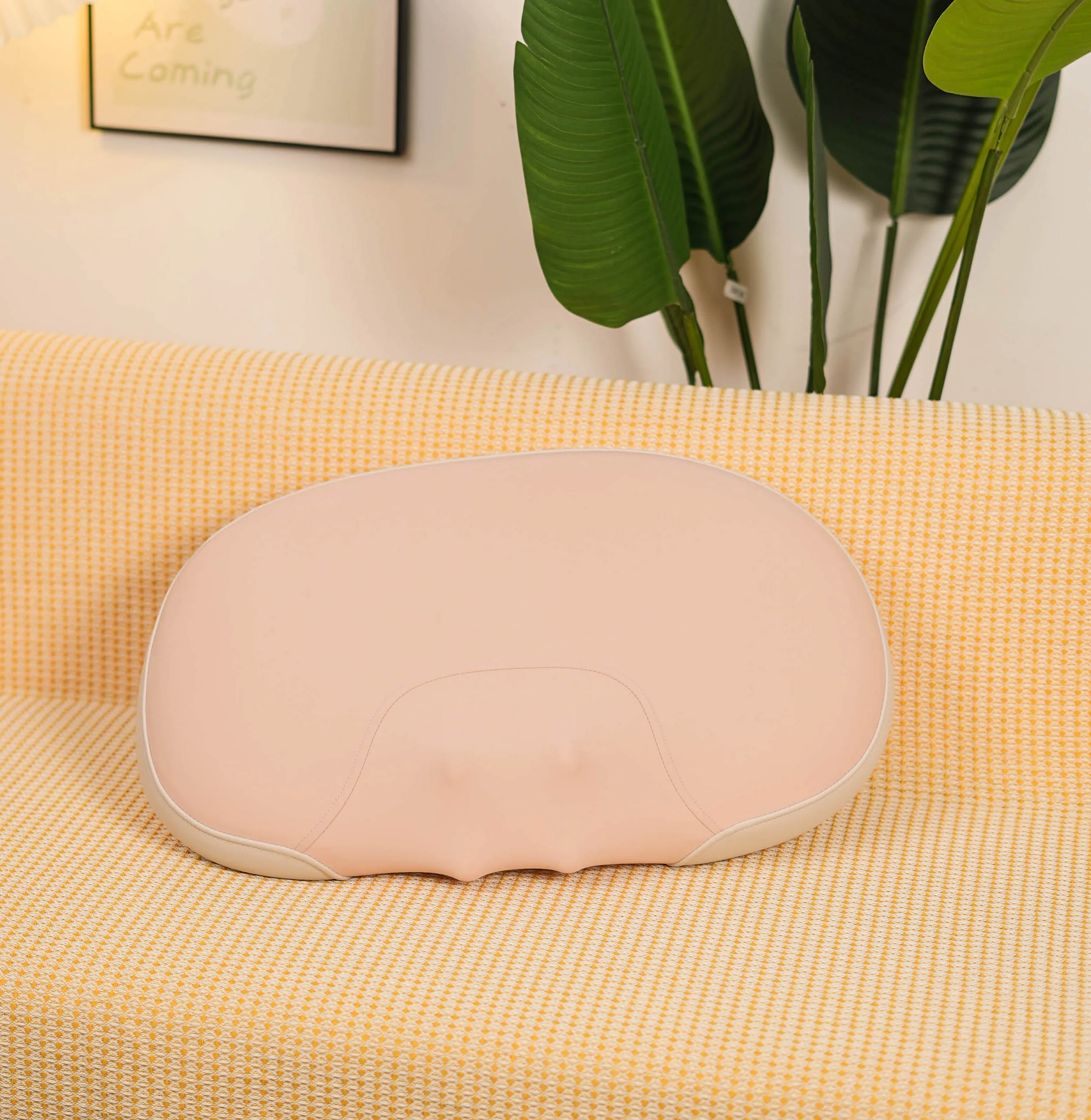 Built-in Battery Kneading 50 degree Heating Shiatsu Lumbar Back Massager Cushion  Cervical Neck Massage Pillow
