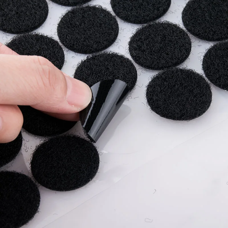 Economic best quality custom adhesive hook and loop dots