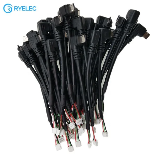  Прямоугольный Micro Usb Штекерный разъем для Jst Gh 4pin 1 25 мм кабель передачи данных коммуникационного