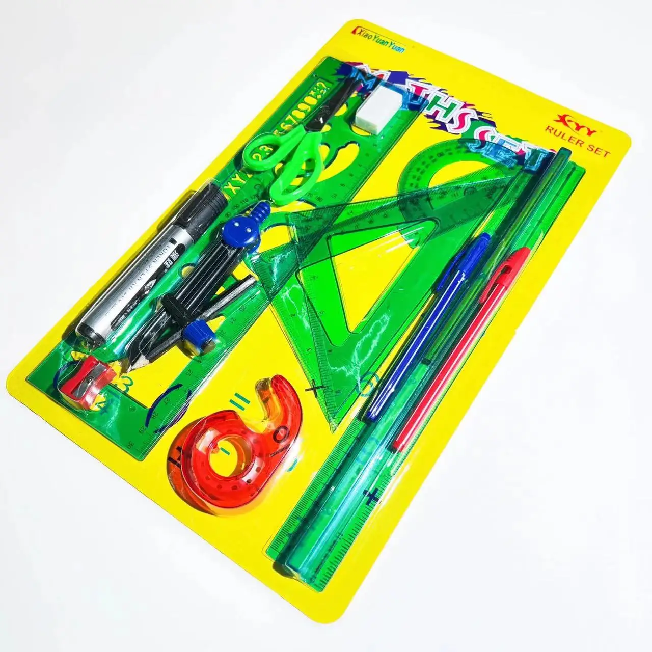 School 13pcs mathematical set,High quality hot sales geometry set,math set