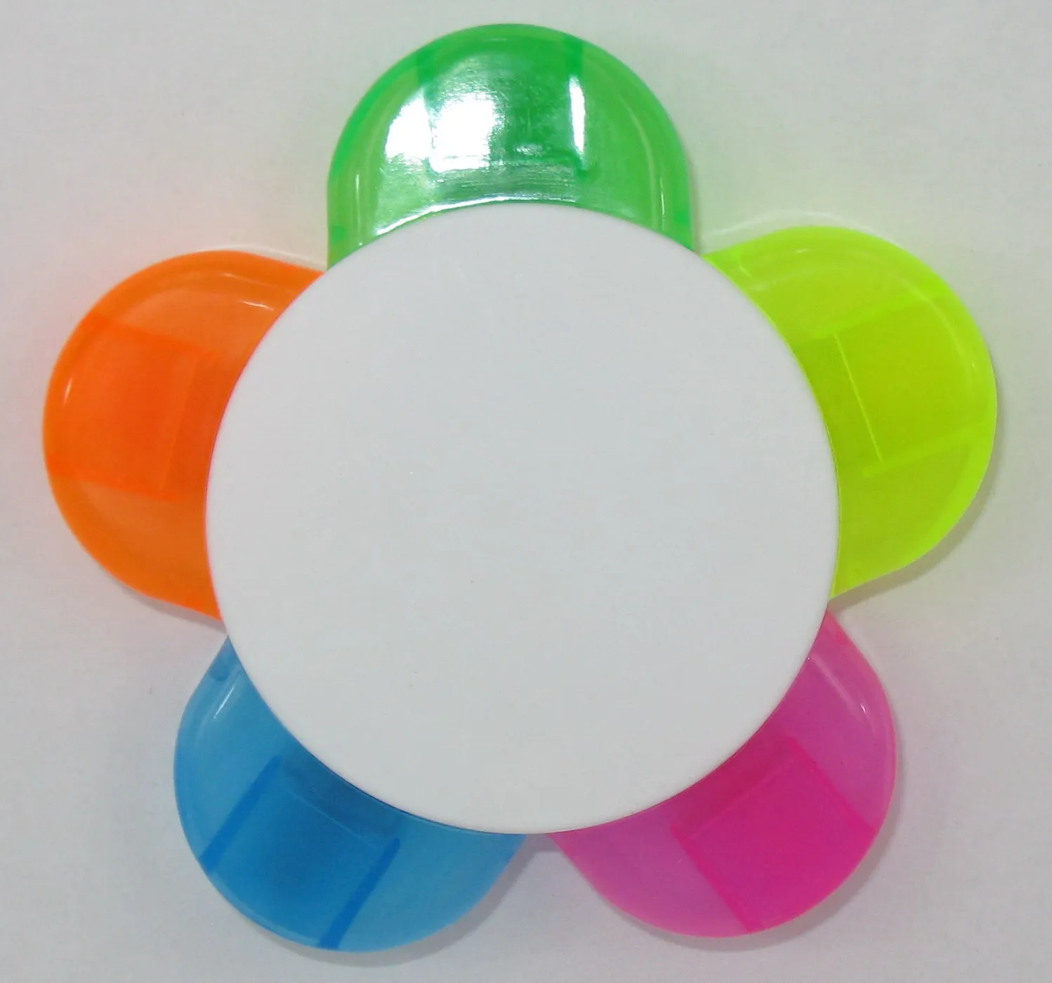 Promotion 5 in 1 flower shape highlighter, Gifts Highlighter Markers Custom Logo Multi Color Fluorescent Highlighter Pens