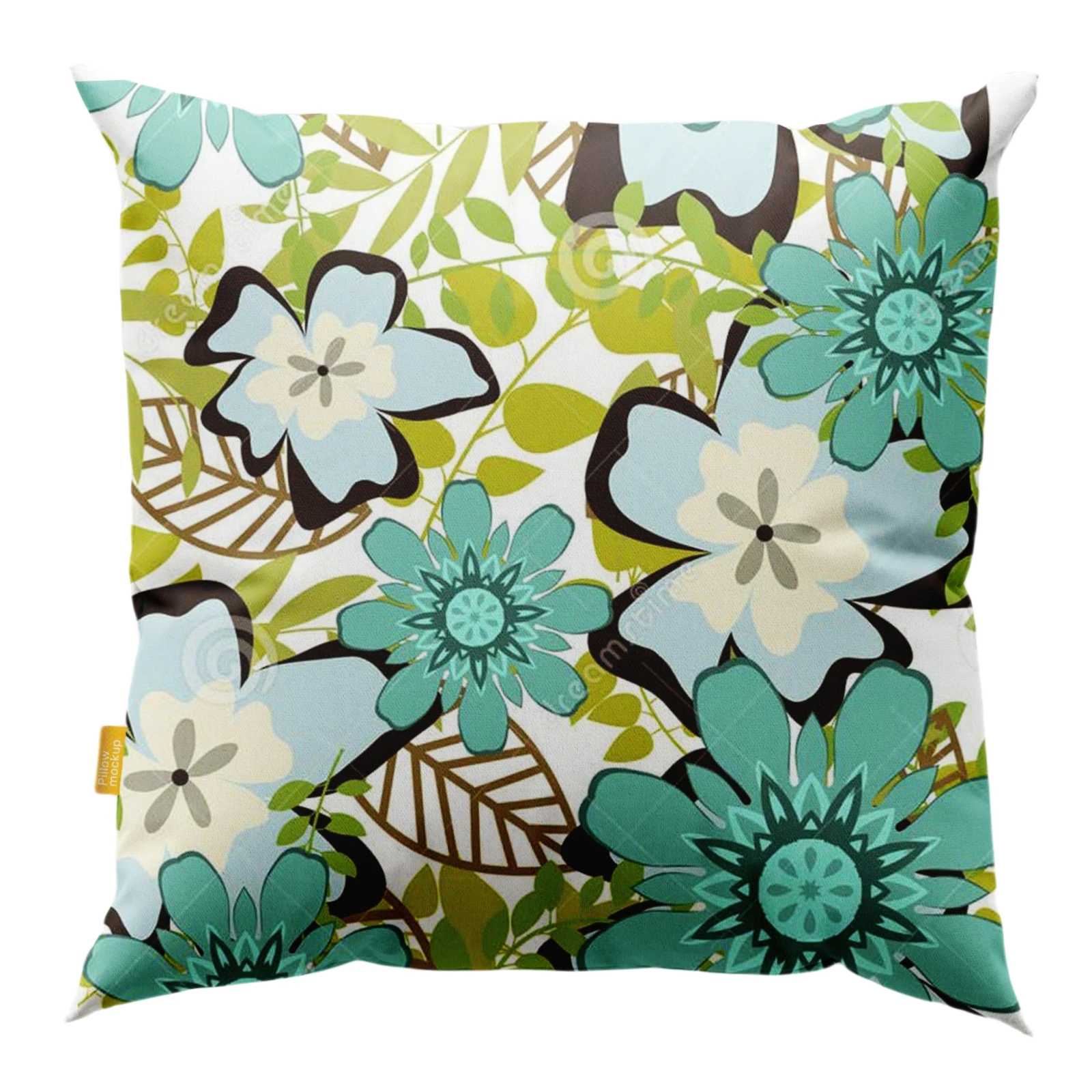 DIY 45*45CM Custom Canvas Pillow Covers Wholesale Plain Sublimation Blank Canvas Cushion Pillow Case Cover