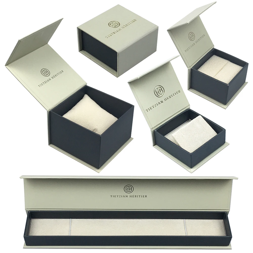 OEM large small high rigid cardboard magnetic paper jewelry gift boxes for jewelry,Custom logo printed luxury jewelry packaging