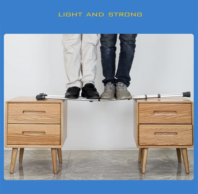 UZLQ-020004 Rehabilitation Therapy Supplies Healthcare Walking Stick Armpit Crutches for Disabled