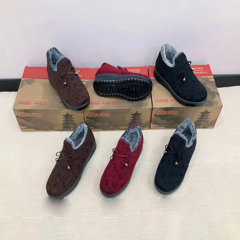 Cost-effective Bow tie shoes floral Flats Shoes for men Solid Winter Shoes for women