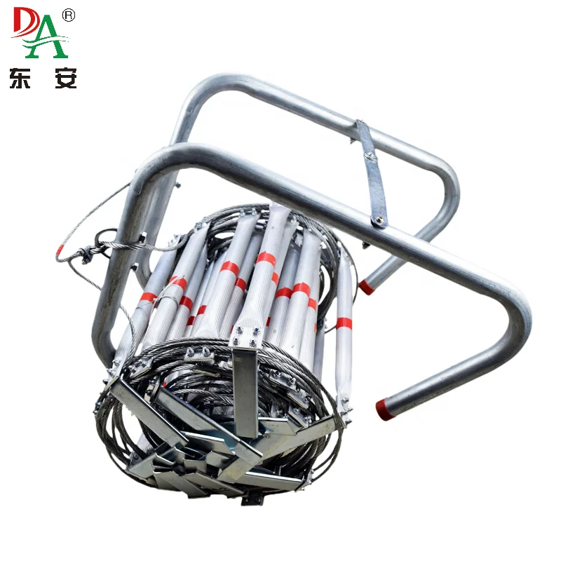20M factory direct sale  Aluminum alloy Fire escape ladder Aluminum Alloy Fire Fighting Window escape ladder