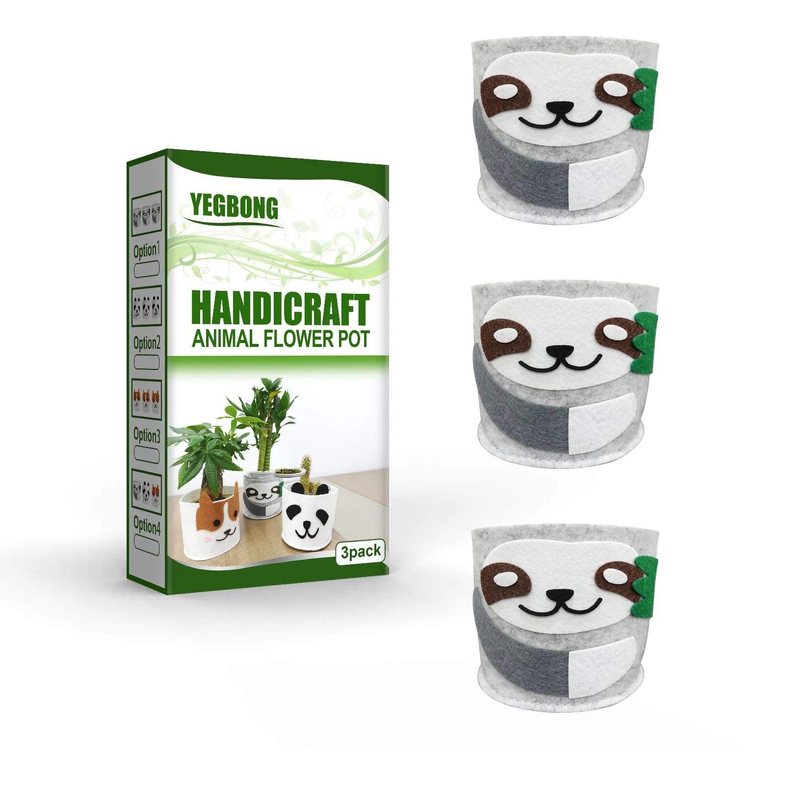 Цветочные горшки с мультяшными животными, домашнее украшение, миниатюрная модель, украшение для рабочего стола, цветочный горшок для суккулентов ручной работы в горшке
