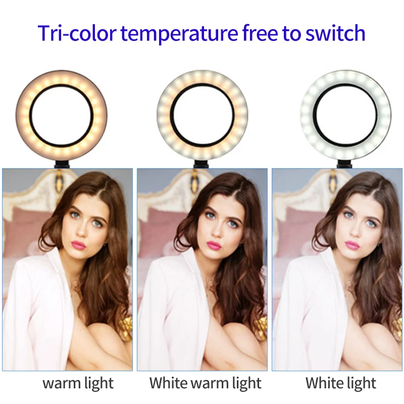 10-дюймовый ringlight aros de luz светодиодный Мобильный штатив для мобильного телефона с кольцевым
