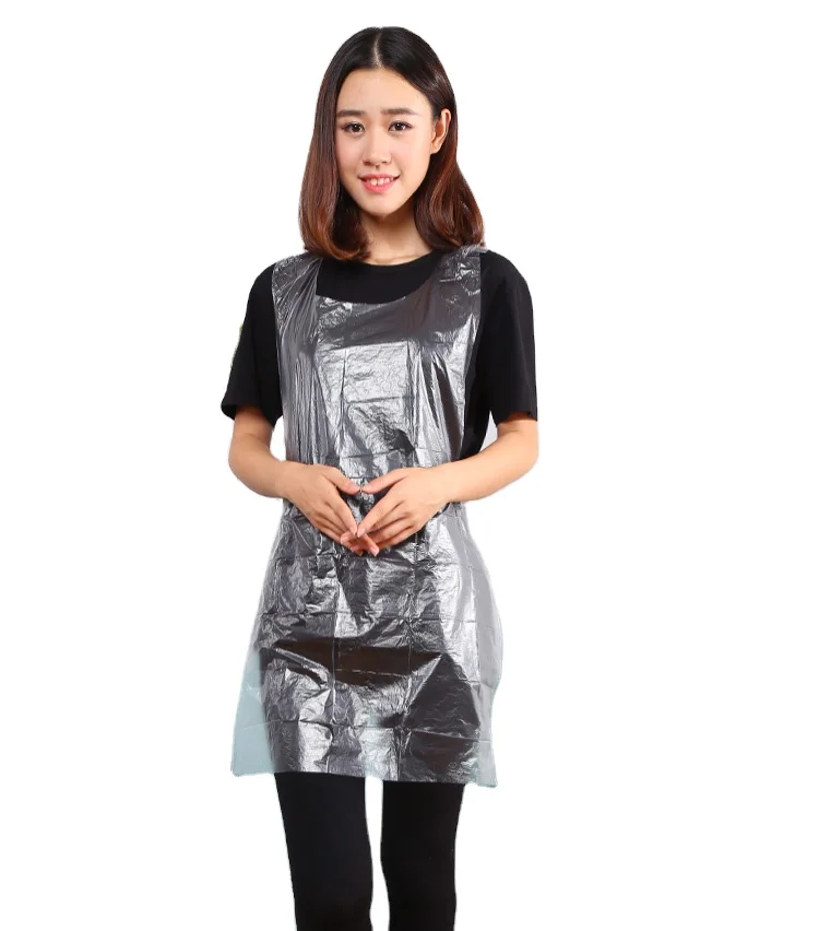 
Disposable plastic sleeveless pe apron 