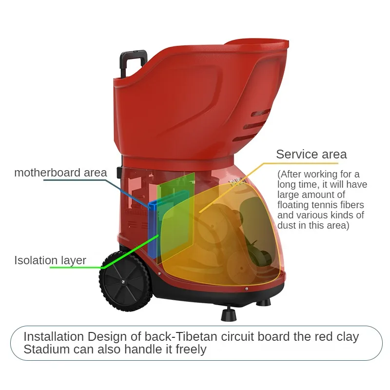 2023 Hot Sales Automatic Electronics Tennis Ball Machine For Training Practice with APP Remote Control