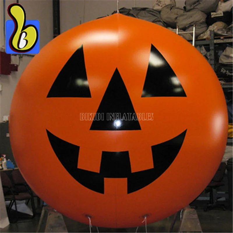 Giant Halloween Decoration Inflatable Pumpkin Round Helium Balloon