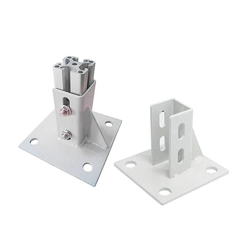 Floor mount base plate aluminum t slot tslot extrusion profile brackets accessories on sale