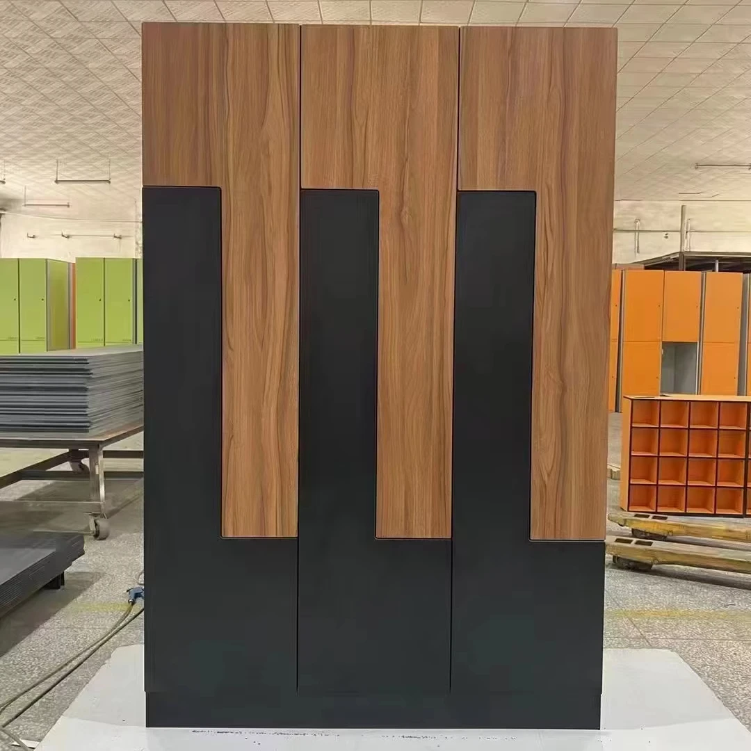 HPL Sport Locker with Z-Shape for Commercial Gym Furniture