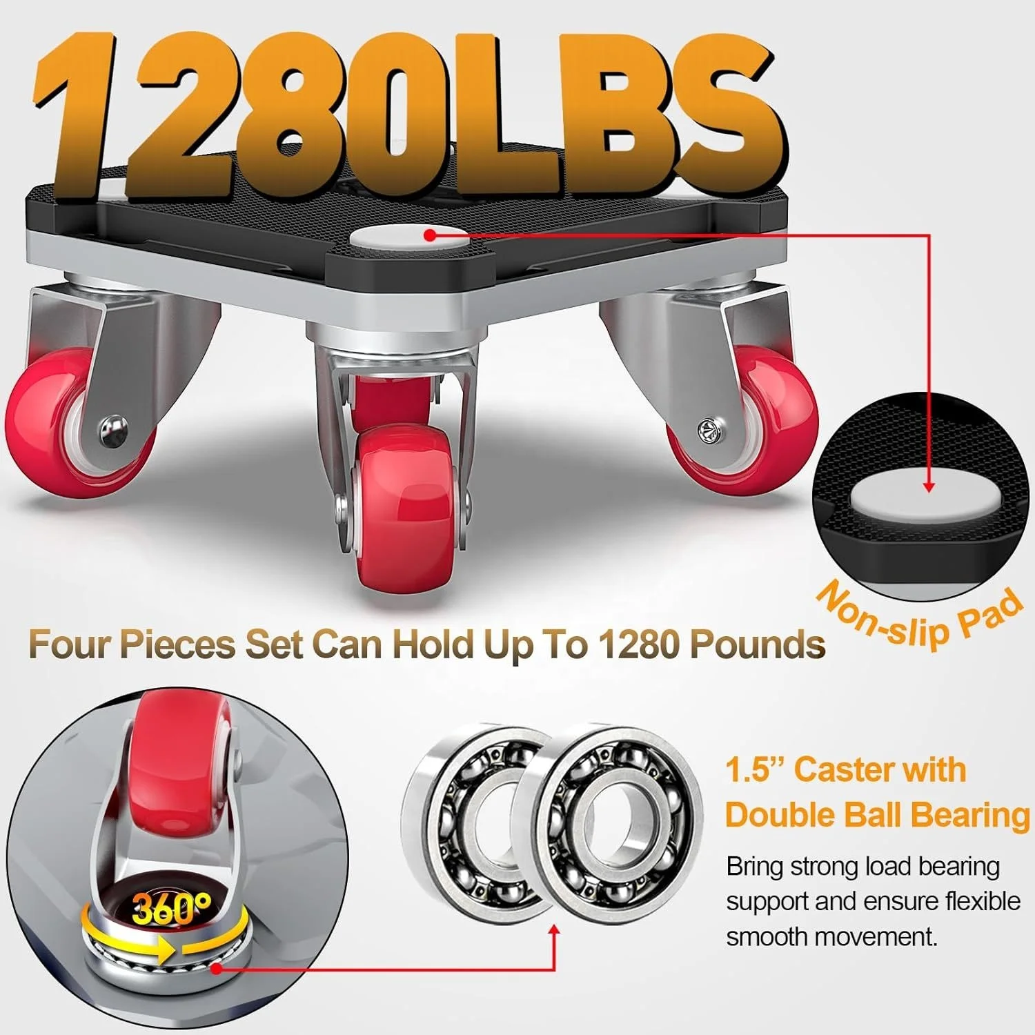 Furniture Lifter Mover Tool Set for Moving Equipment Heavy Furniture Appliance Refrigerator Sofa