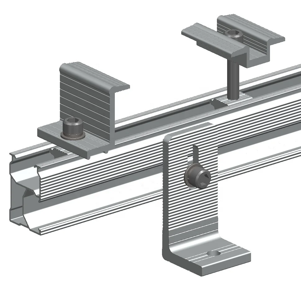 Factory manufactured metal roof L feet aluminum solar mounting