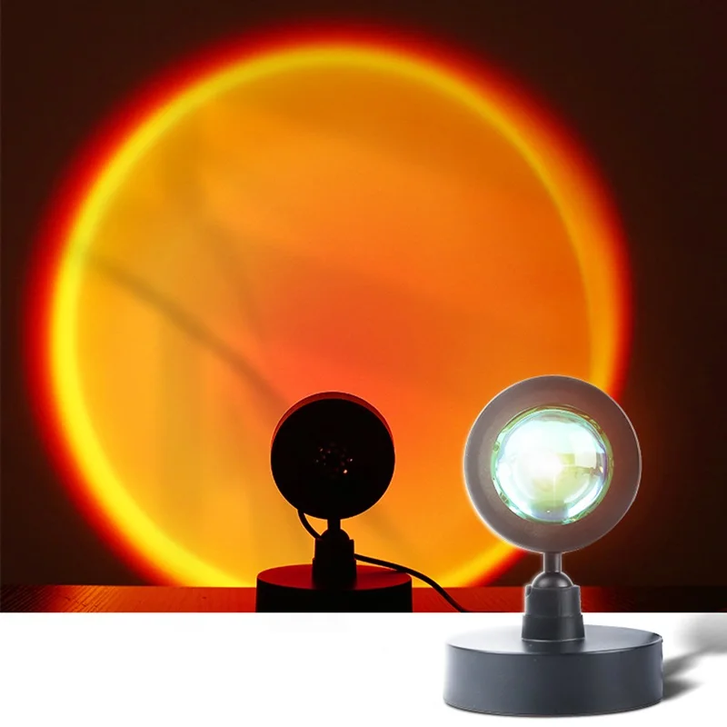 High Quality Sunset Projector Lamp LED Night Light Party Projection Sunset Lamp Light Party Atmosphere Decor