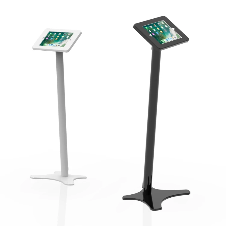 Full 360 degree rotation ball structure tablet stand with vesa mounting holes