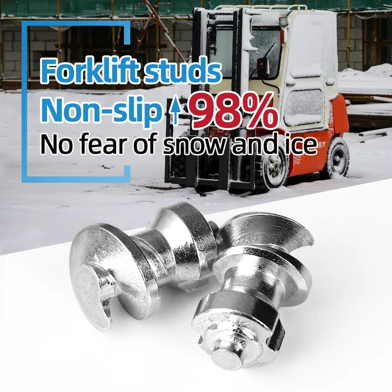 JC-1200 Antiskid Spiral Tyre Screw Ice Grip Forklift Tire Studs