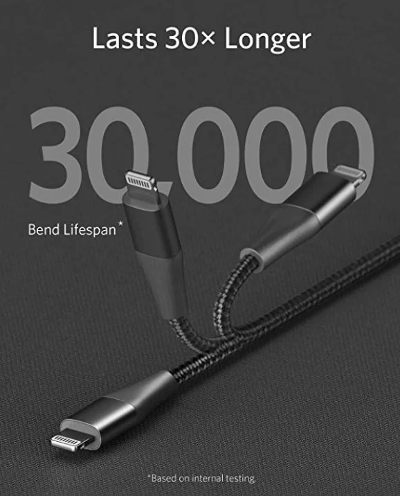 
MFI certificate C94 PD fast charging Type c to lightning data cable 18W with kevlar braided 