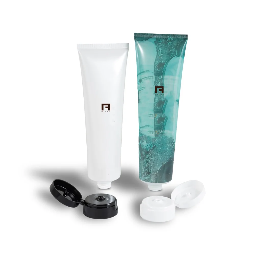 80ml empty cosmetic packaging tube for lotion transparent  shampoo  cosmetic tube container soft for sunscreen packaging