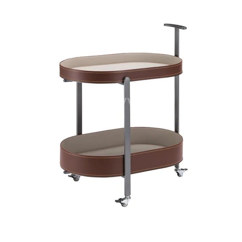 New Style Indoor Coffee Table Leather aluminium metal tv stand side tea table sofa side tea Coffee Table For Living Room