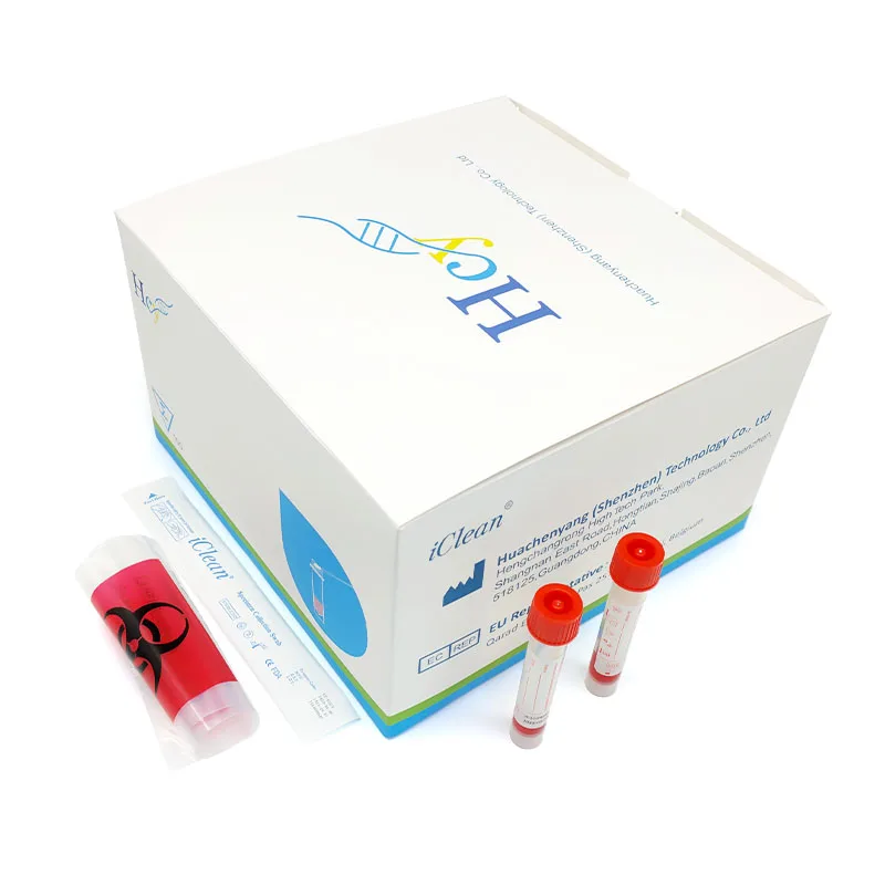  iClean Viral Transport Media Nasal Oral Nylon Swab Stick Saliva Collection VTM
