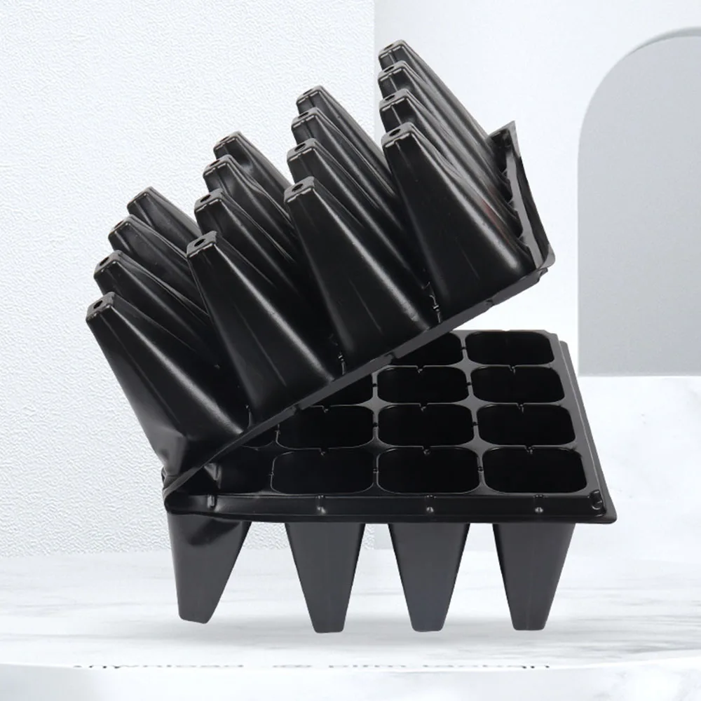 15/21/32/50/128/200 hole seedling raising vegetable, fruit, rice plastic seedling sprouting tray For Seed Planting cell tray