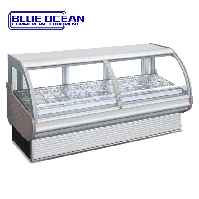 high quality hot sale meat freezer gelato cabinet freezer ice cream freezer showcase commercial equipment