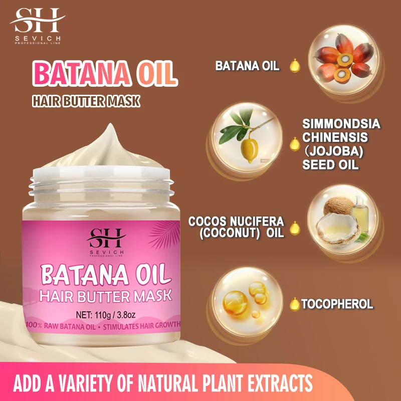 Natural Hair Care Treatment Hair Growth Haar Mask Batana Oil Butter Mask Moisturize Raw Batana Oil Butter For Hair Growth