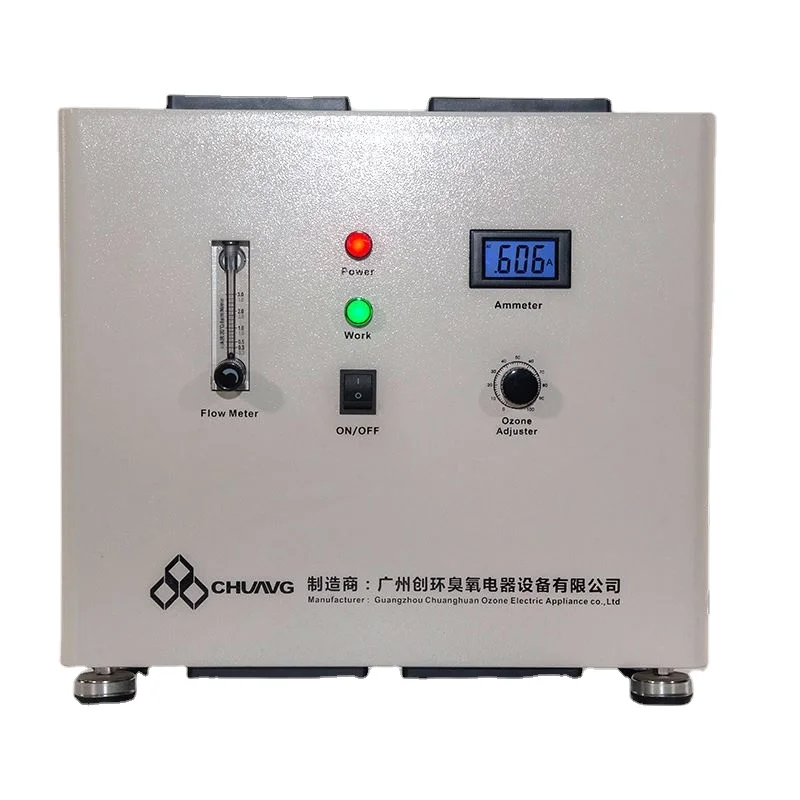 Continuous working ozone generator for laboratory water treatment