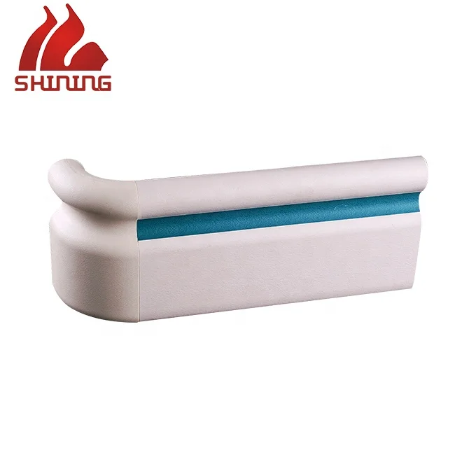 Hospital Wall Mounted PVC Plastic Handrail disabled vinyl plastic Corridor balustrade aluminium  hospital handrail