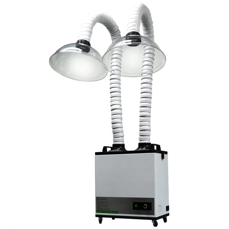Beauty Salon Fume Extractor/Welding Smoke Absorber Purifier Machine for Soldering and Hair Salon Nail Vacuum
