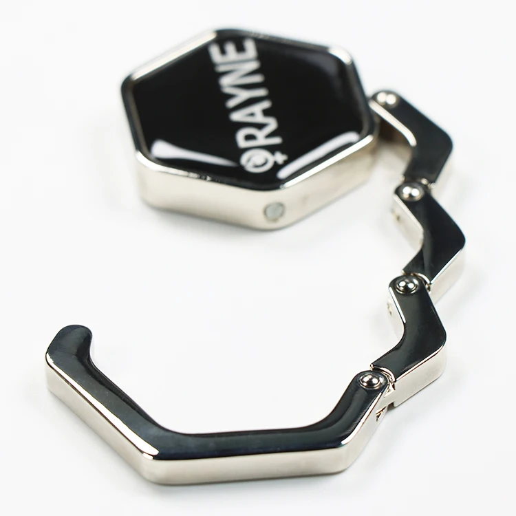 Металлическая вешалка для сумок на заказ, железный держатель для сумок, металлический крючок для стола