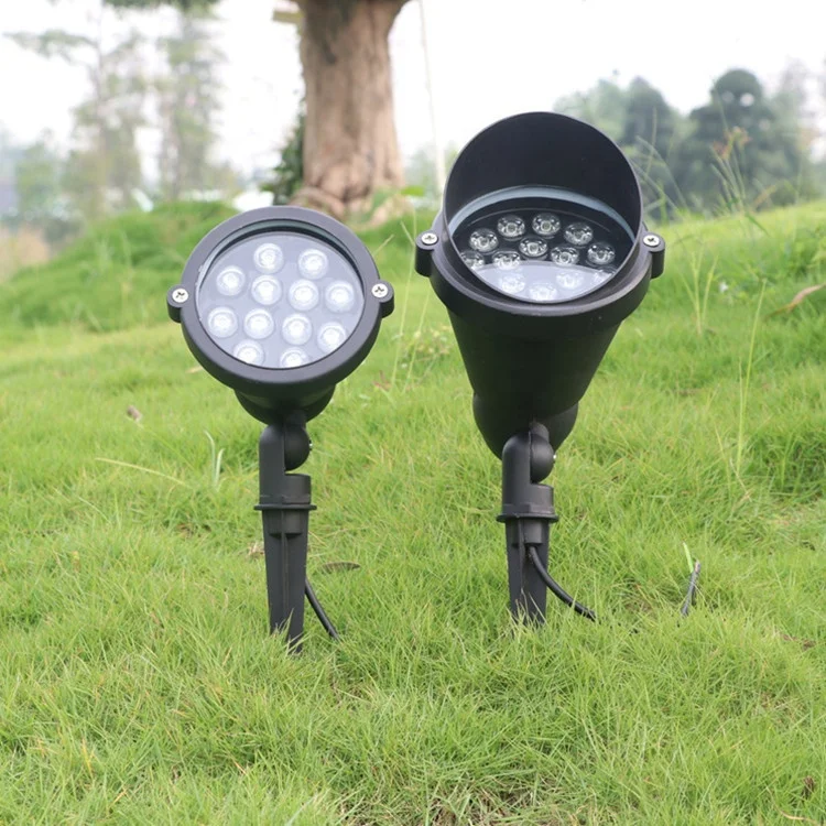 5W 9W 12W 18W Outdoor Garden Yard Landscape Spotlights Tree Spike Landscape Lights Low Voltage Lawn Outdoor Spot Light