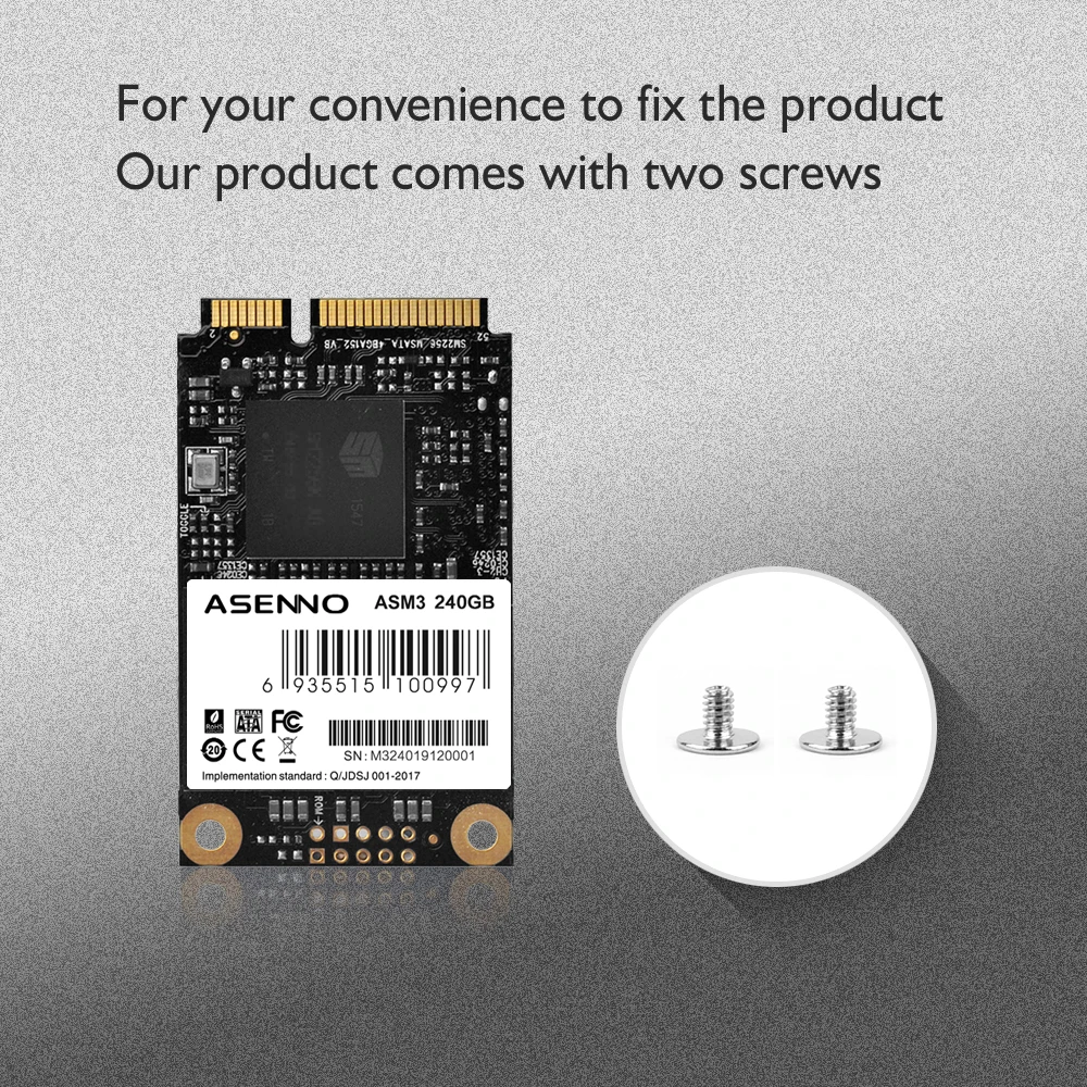 Внутренний жесткий диск ASENNO M.2 SSD micro SATA III 120 ГБ 240 480 1T TLC для настольного компьютера