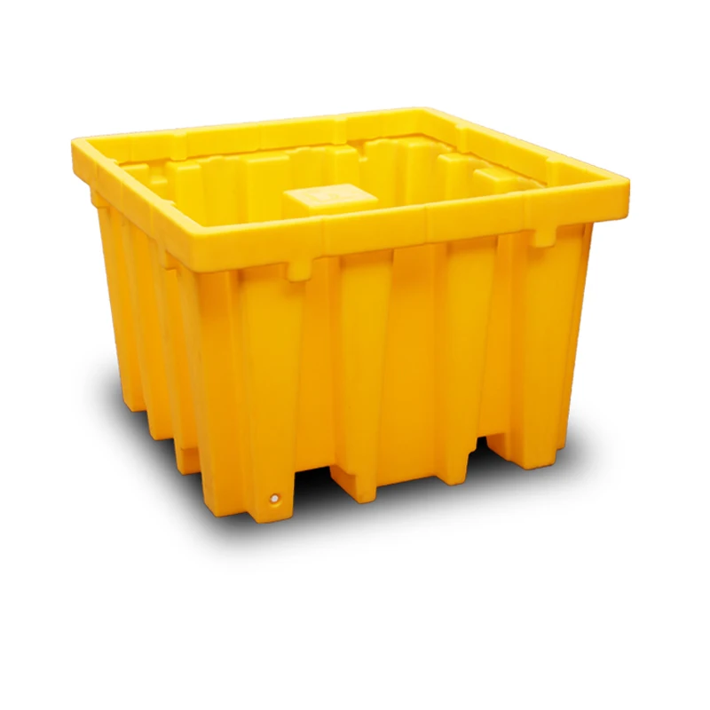 Chinese manufacturing detachable 4 drum Plastic spill pallet