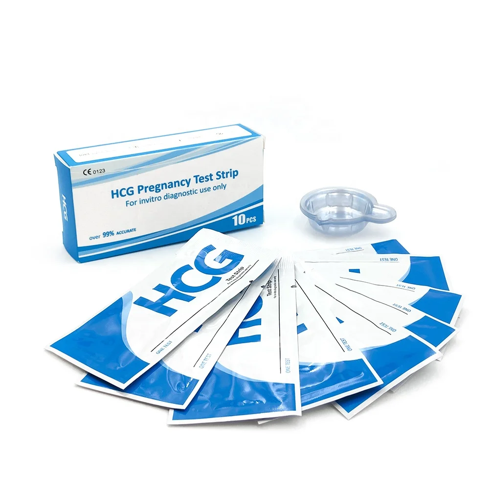 Manufacturer Quality Early One Step Urine HCG Pregnancy Test Strip 10PCS/BOX