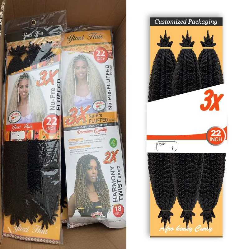 New Arrivals 3x nature bomb twist afro kinky curly twists black soft texture 3bundlus For Distressed Butterfly Locs