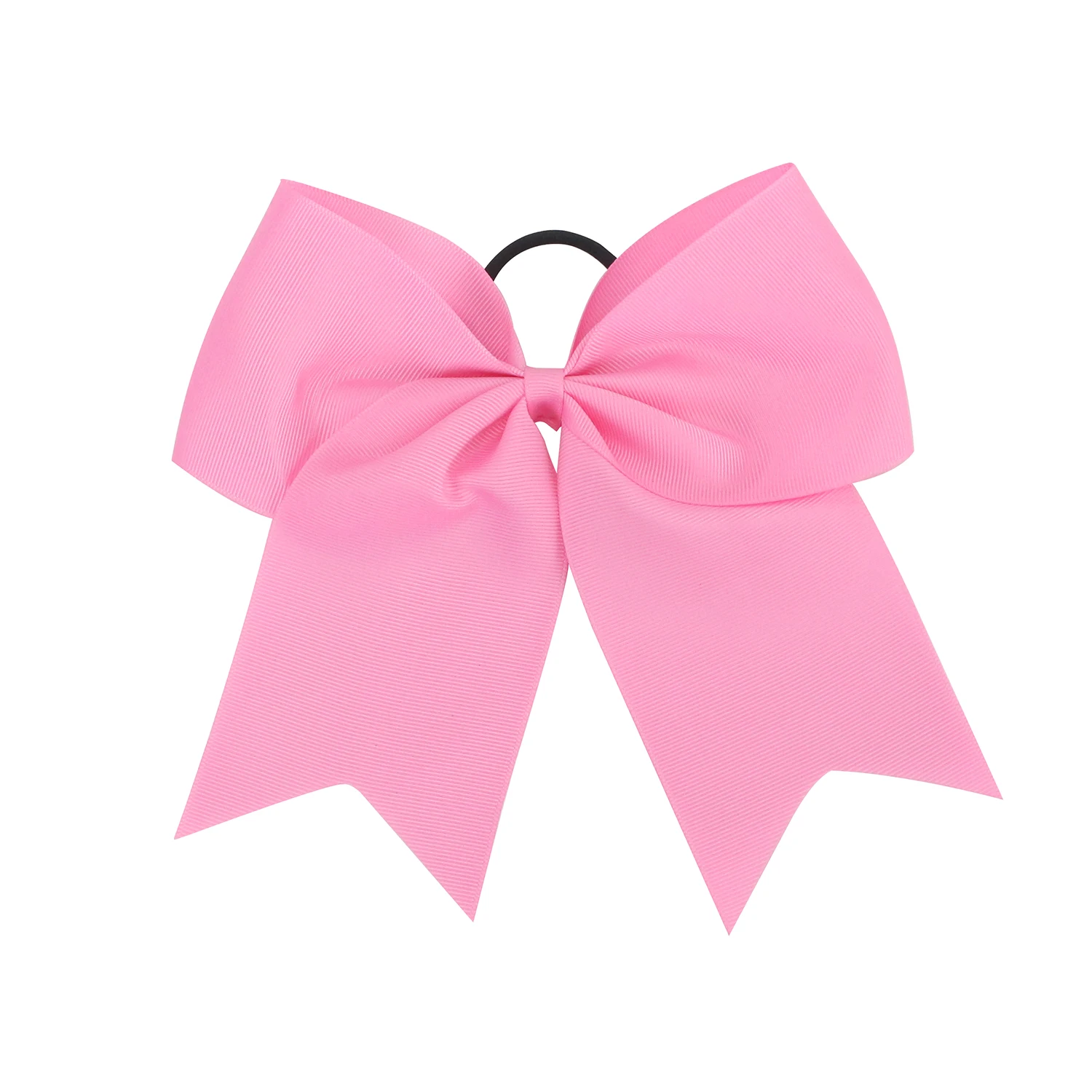 MIDI Factory Wholesale Customized Bows with Elastic Band Wholesale Ribbon Cheerleading Hair Bow Ponytail Holder for Girls
