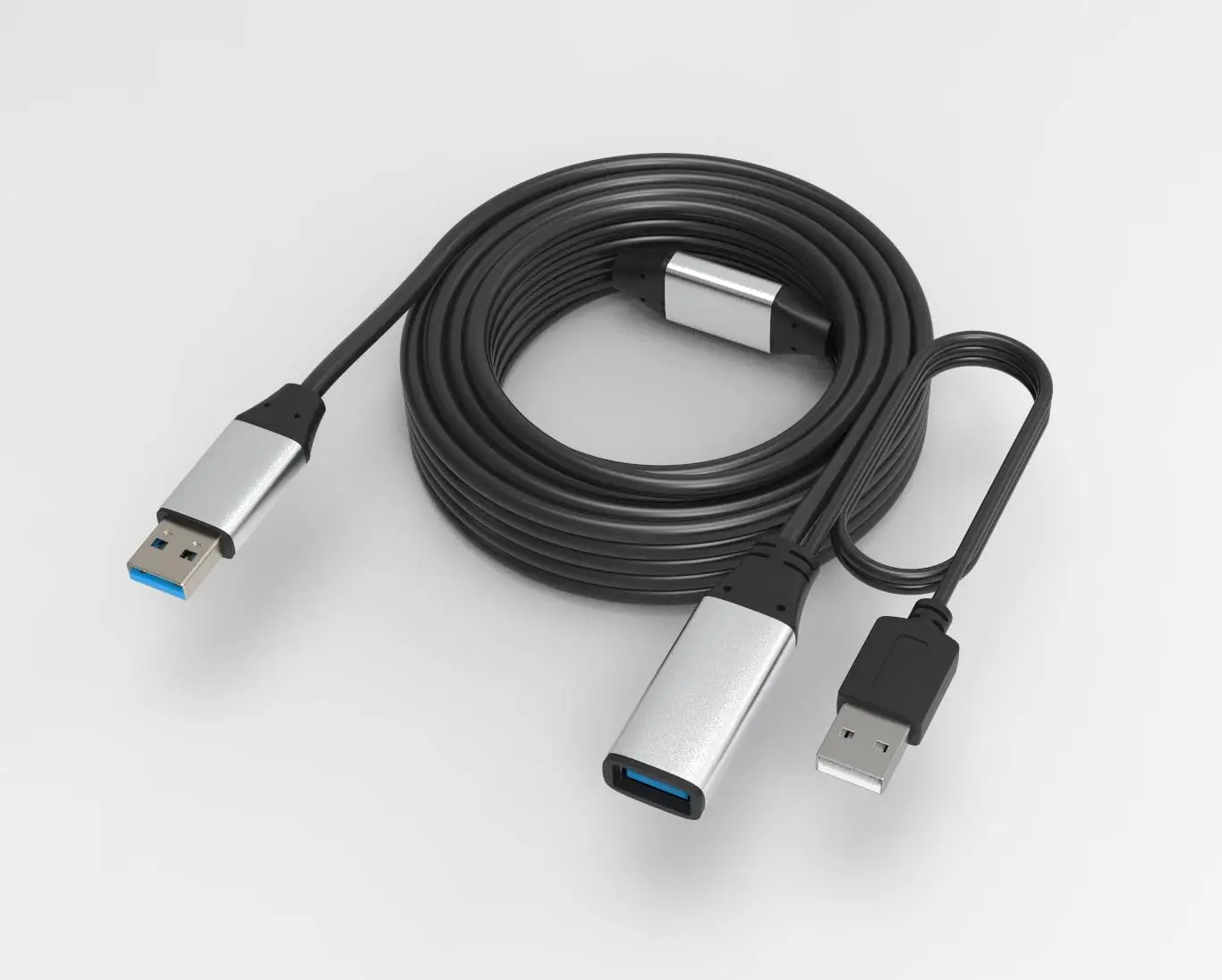 
Male To Female, Additional USB2.0 power cable, High Quality, Compatible with USB2.0 Cable USB 3.0 Extension Cable 