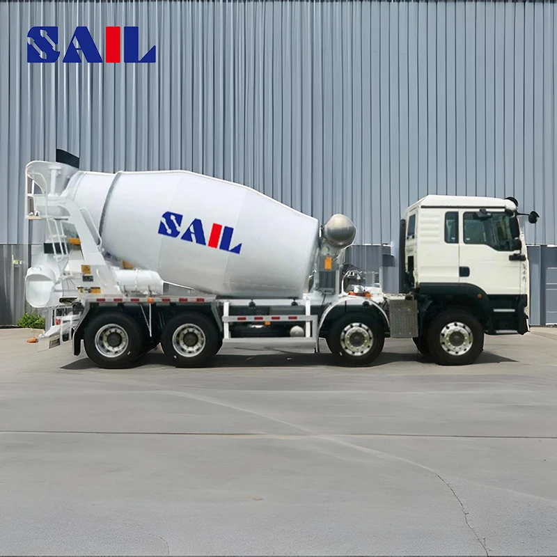 SAIL Drum Concrete Agitator Mobile Transit Cement Vehicle Used On-site Heavy Duty Mixer Truck Concrete Mixing Truck