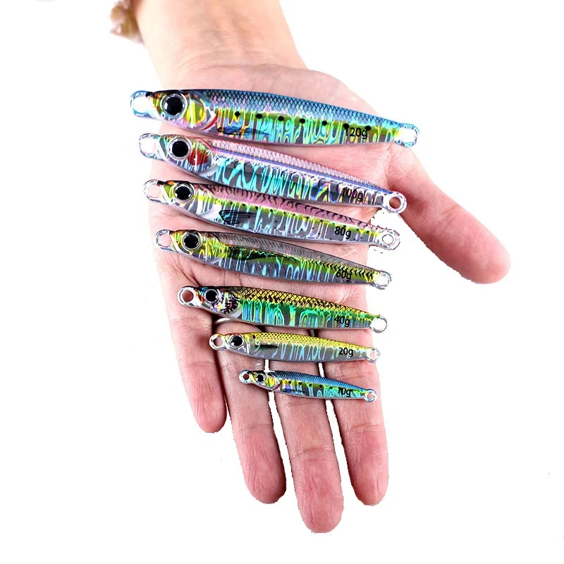 Tungsten fishing metal jig tungsten jig lure 10g-120g bulk tungsten slow jig wholesale