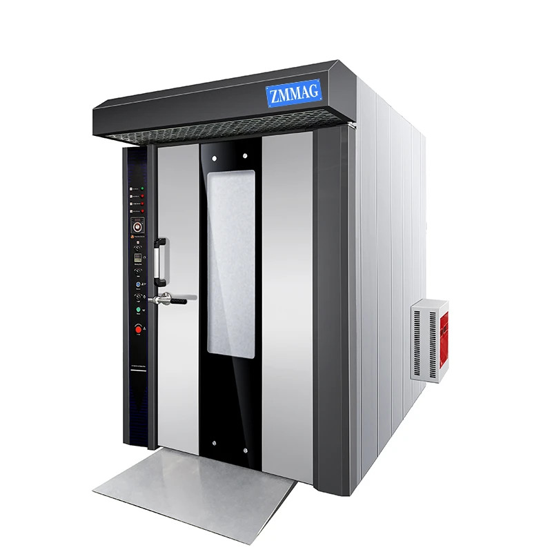 Chinese pita bread making machine commercial bakery oven 16 trays rotary rack oven 380 voltage