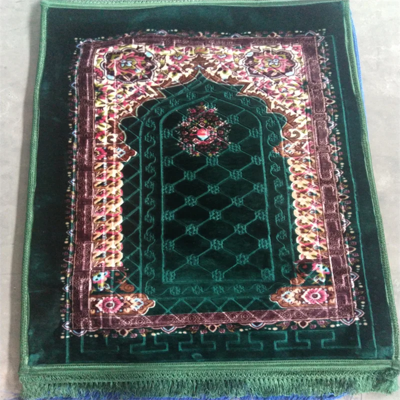 Thick Prayer Carpets Rug High Quality Raschel Muslim Prayer Mat Rug Anti slip The Mosque Muslim Pilgrimage Carpet And Rugs