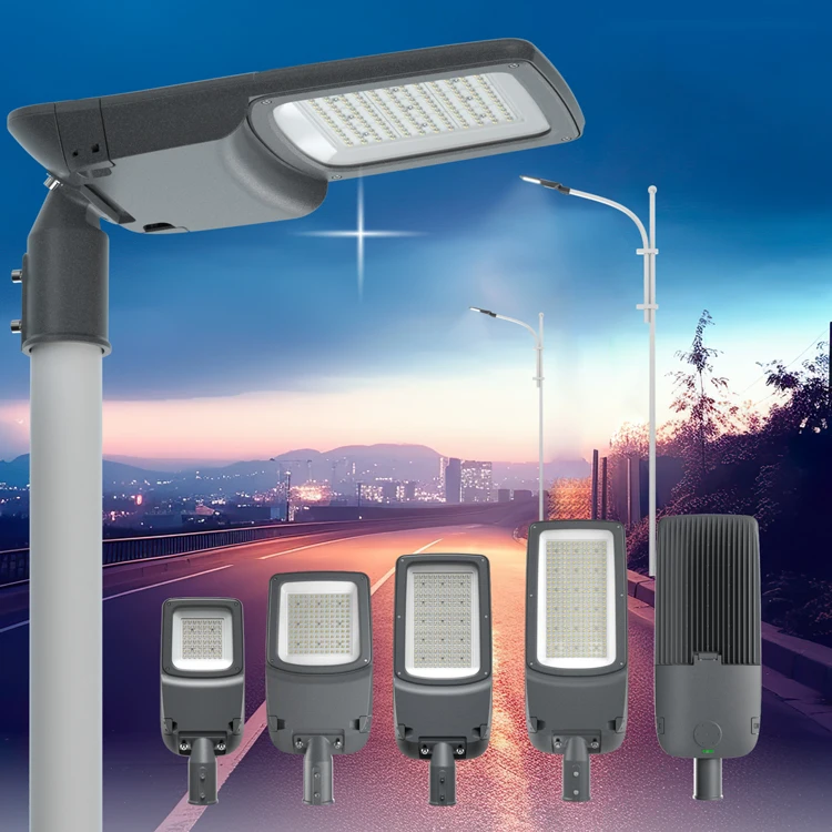 ENEC Certification high light efficiency IP66 Waterproof 50W 60W 80W 100W 150W 200W 240W street lights outdoor