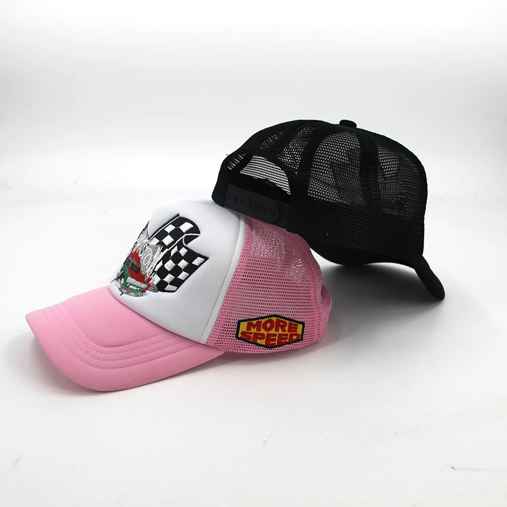 Fashion Plaid Trucker Cap Men Women Classic Checkerboard Pattern Trucker Hat Sunscreen Sports Custom Cap