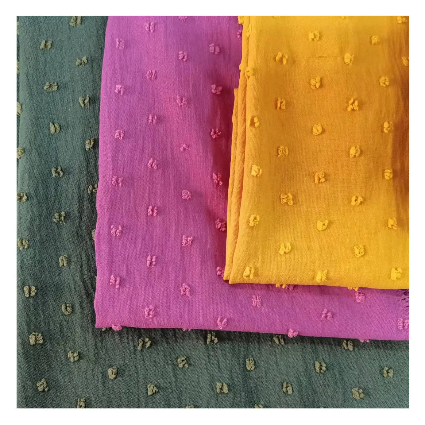 Cey Airflow Uragiri 100% Polyester Fabric Cey Crepe Cey Jacquard Fabric